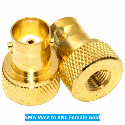 Black BNC Female to SMA Female Adapter – Antenna Connector for Baofeng UV-5R Series Radios (UV-5RA/5RB/5RC/5RD)