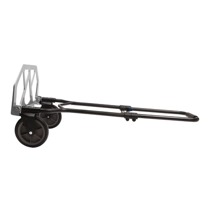 Folding Hand Truck & Dolly — Adjustable Height Aluminum Portable Cart with Anti-Slip Wheels, 264lb Capacity