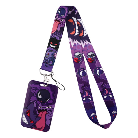 Cute Anime Lanyard – Keychain, ID Card, Passport, USB, Badge Holder & Neck Strap for Students, Cellphone Accessories
