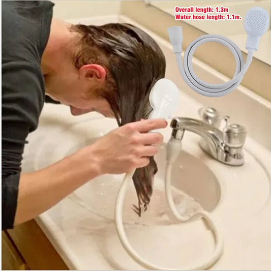 Multifunctional Faucet Shower Sprinkler - Extendable Sink Hose with Drain Filter for Bathroom, Pet Bathing, and Cleaning
