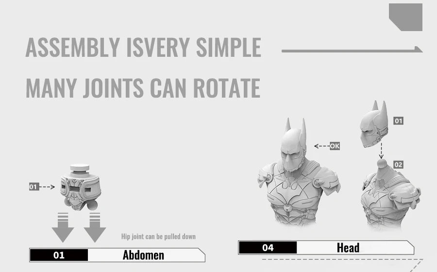 F5 Batman Arkham Knight Action Figures – 7 Styles, 10cm Blind Box Model Collectibles for Boys