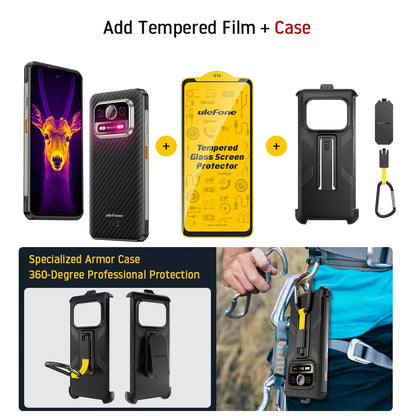 Ulefone Armor 25T Pro 5G Rugged Smartphone – Thermal Imaging, Night Vision, Android 14, 64MP Camera, NFC, Waterproof, 33W Charging