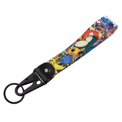 Anime Dinosaur Keychain Lanyard – Cute Car Keyring Toy Bag Pendant & Key Holder Gift