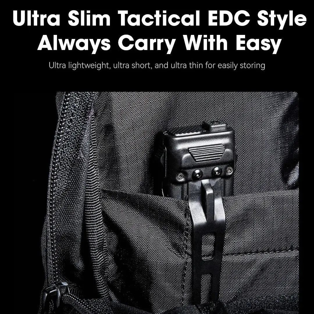 NITECORE EDC23 Tactical Flashlight – 2500LM Portable Emergency Work Light for Camping, Climbing & Outdoor Search