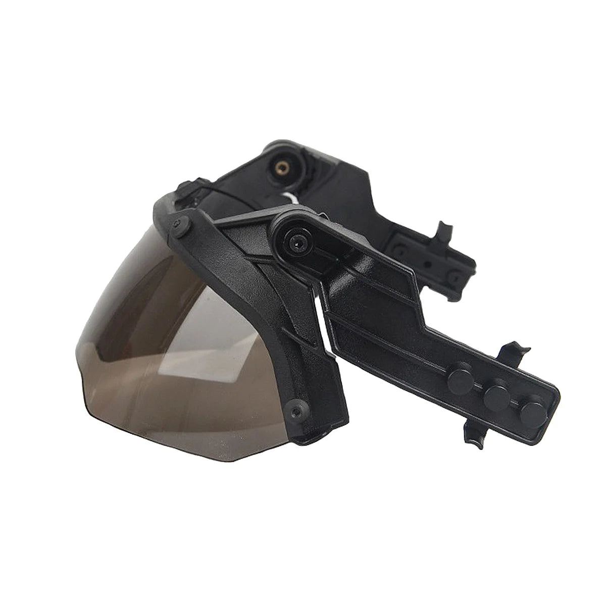 Tactical FAST Helmet Half Face Mask with Flip Goggles – Airsoft, Paintball, and Hunting Gear Accessories