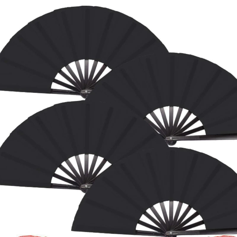 1 Kung Fu Fan – Square Chinese Symphony Fan for Fitness, Dance, Tai Chi & Martial Arts Practice