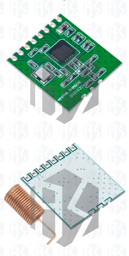 CC1101 Wireless Module - 10mW, 433MHZ/868MHZ, Long Distance Transmission 300-1000M with SMA Antenna, Wireless Transceiver
