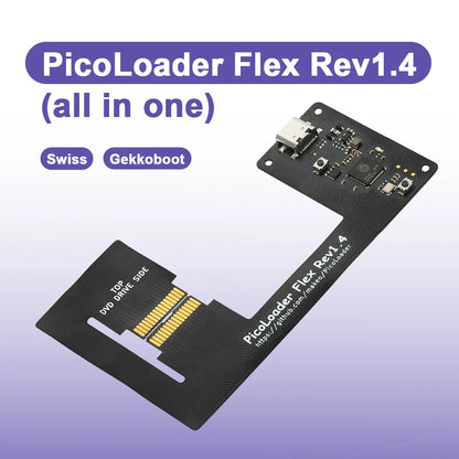 RetroScaler PicoLoader Flex Cable – No-Solder SD2SP2 & SDGecko Adapter for GameCube Console