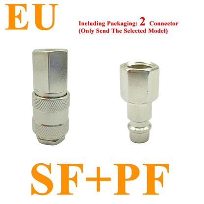 EU Air Hose Quick Release Coupling Fittings – European Standard Compressor Pneumatic Connector Accessories