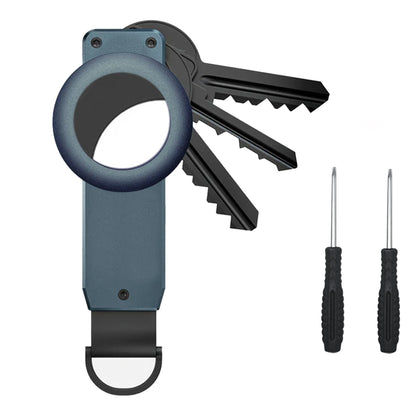 Compact Key Organizer – Minimalist Metal Key Holder for 2-6 Keys, Secure Keychain Case