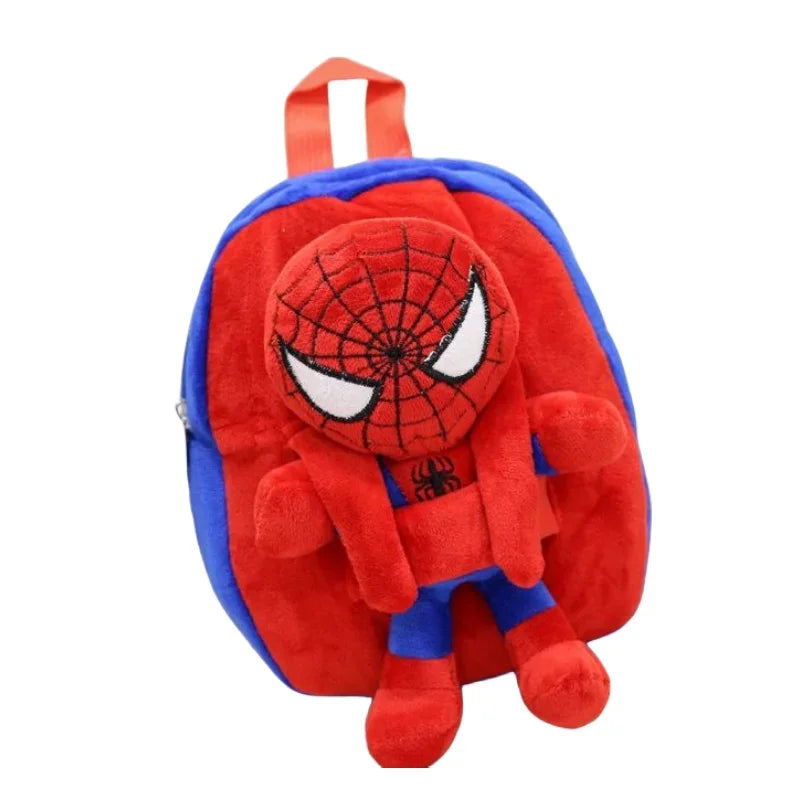 Marvel Series Plush Backpack - Cartoon Anime Fashion, Cute Kindergarten Bag for Children, Ideal Holiday Gift