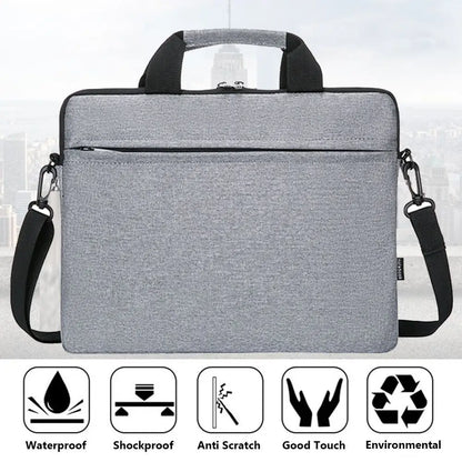Ultra-Thin Laptop Handbag Sleeve – 13.3, 14, 15.6 Inch Notebook Cover Pouch Shoulder Bag for Lenovo, HP, Dell, Asus, Samsung
