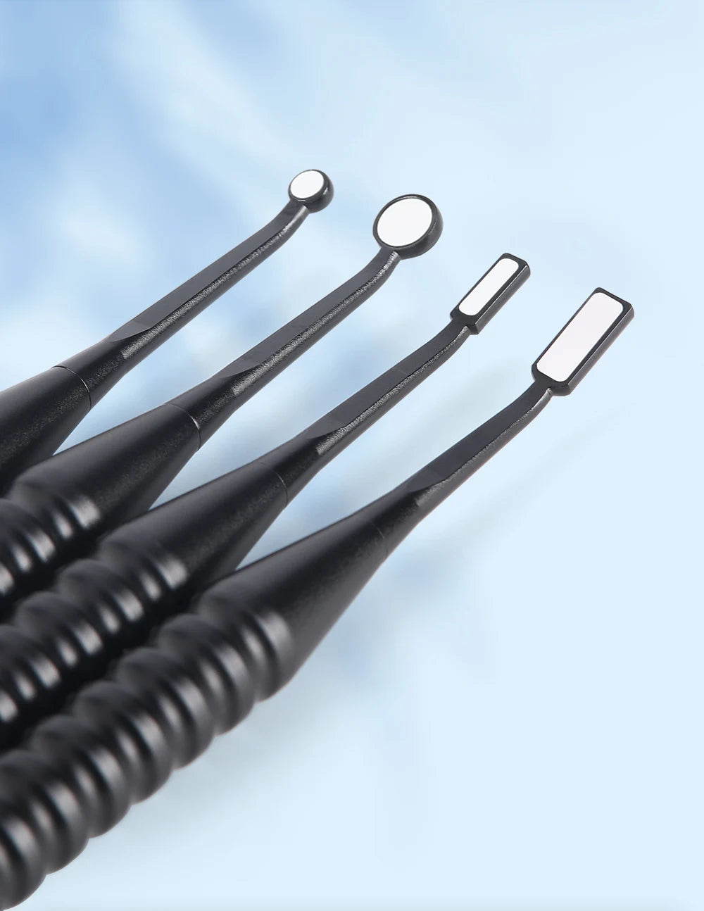 AZDENT Dental Micro Mouth Mirror – 2mm/3mm/5mm Anti-Fog Odontoscope with Detachable Handle for Oral Check