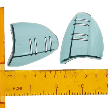 TPU Safety Eye Glasses Side Shields - Clear Flexible Protection Cover for All Size Eyeglasses & Goggles