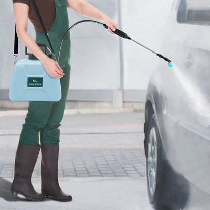 5L (1.35 Gallon) Rechargeable Electric Garden Sprayer — Two-Mode Battery Powered Plant Sprayer