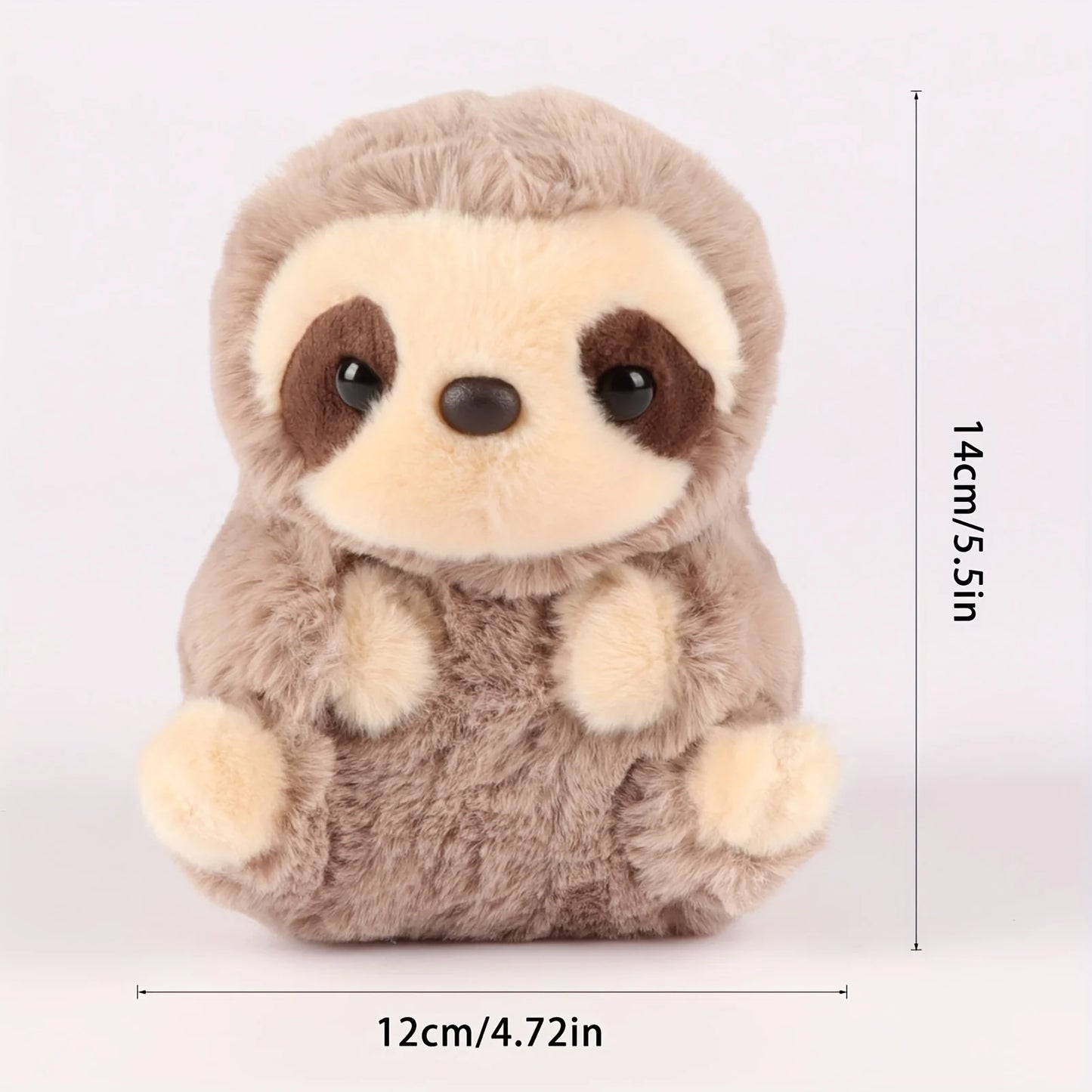 14cm Kawaii Sloth Plush Toy – Soft Stuffed Animal Doll, Cute Birthday Gift for Kids & Girls, Home Decor & Party Supply