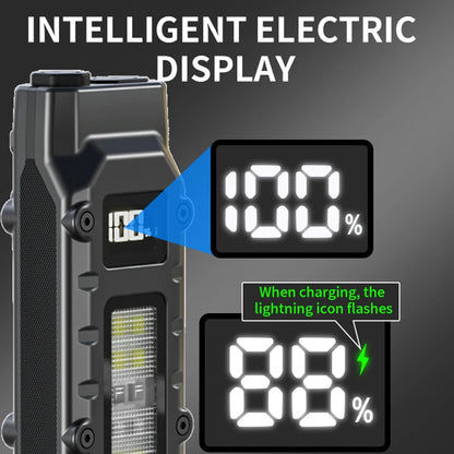 LED Ultra Slim Flashlight 1200LM — Mini Portable Pocket Light with Pen Clip, IPX44 Waterproof for Camping & Hiking