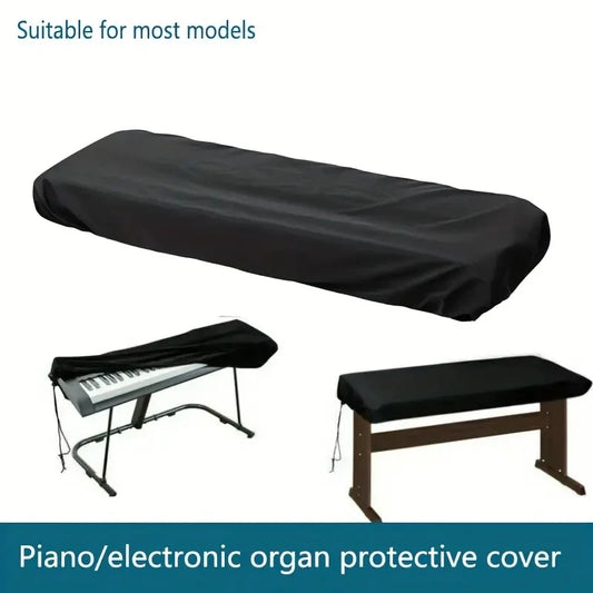 Breathable Dustproof Electronic Piano Cover: Fabric Light Thin Dust Cover for 61/88 Key Keyboard - Heat Radiation Protection