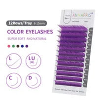 ANNAFRIS 50pcs Disposable Eyelash & Eyebrow Brushes — Soft Crystal Lash Extension Mascara Wands Makeup Tools