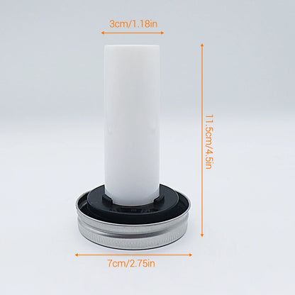 Solar LED Mason Jar Lights – Warm Torch Flame Lantern for Outdoor & Indoor Christmas, Garden, and Street Decoration