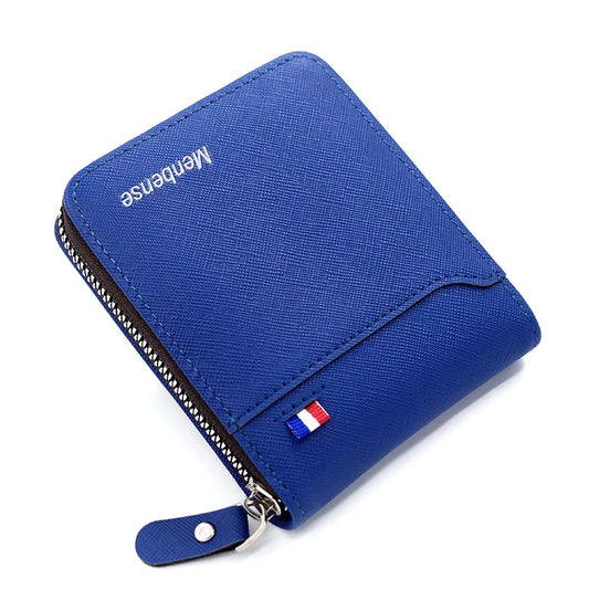 Korean Style Men's Zipper Wallet: RFID Card Holder with Coin Pocket - Perfect Party Bag for Men