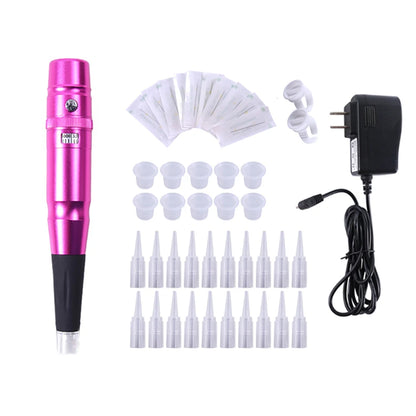 Permanent Makeup Rotary Tattoo Pen – Eyebrow & Lip Machine, Microblading & Piercing Gun PMU Kit