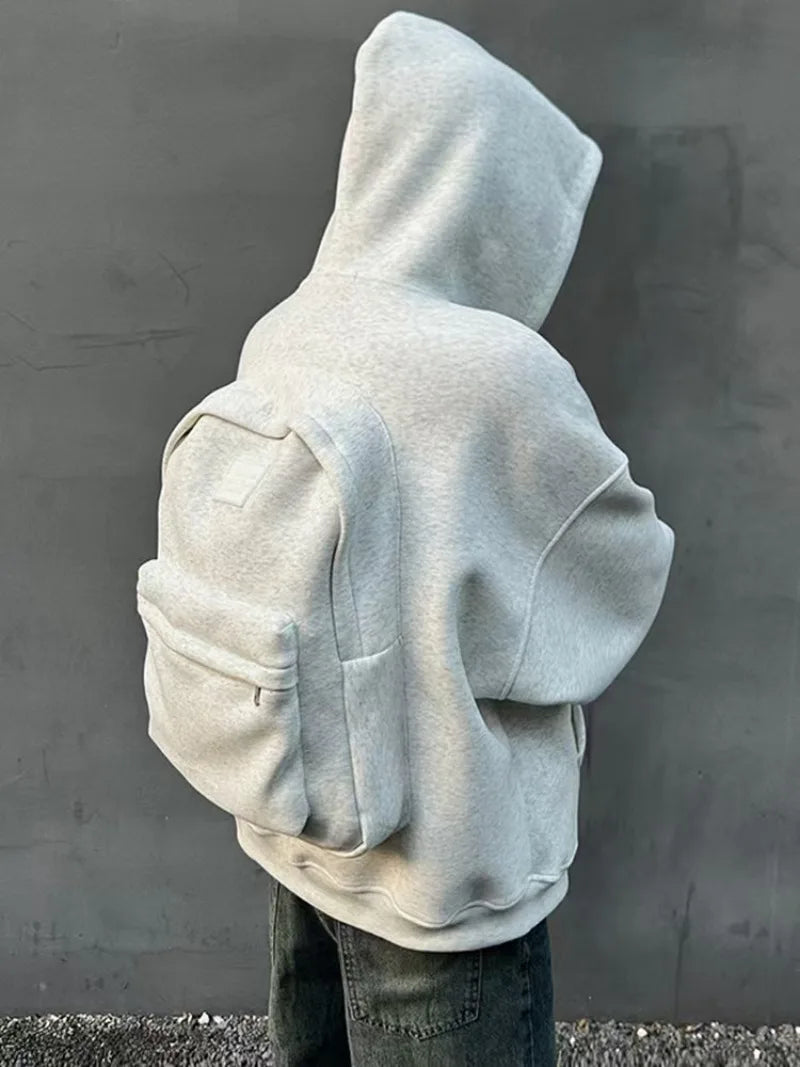 Streetwear 3D Hoodie – Y2K Casual Punk Loose Fit Autumn/Winter Men’s Sweatshirt