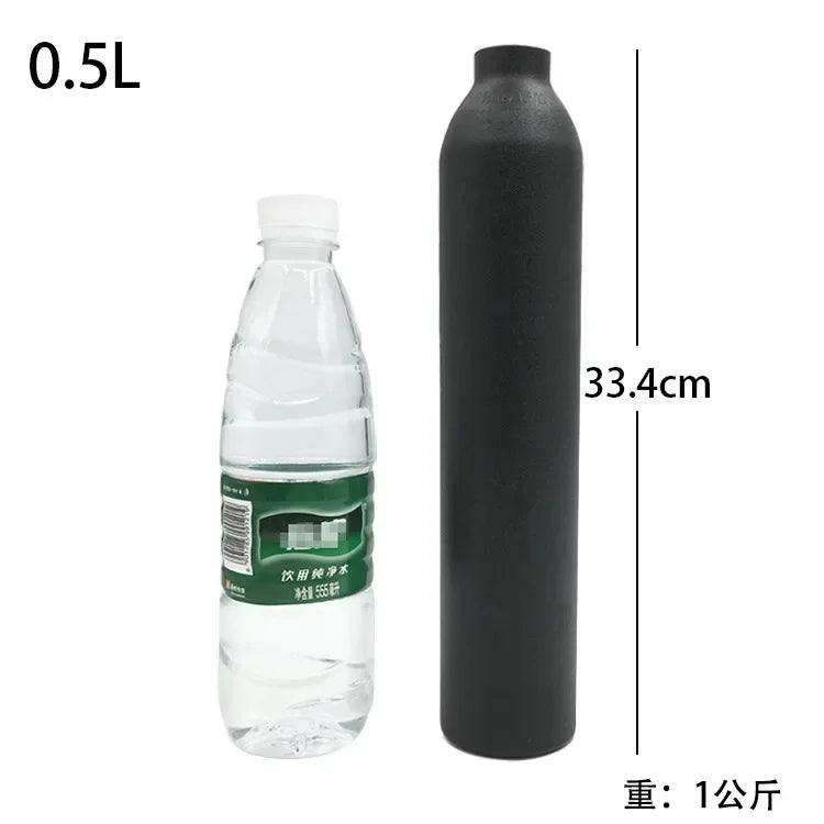 High-Pressure Bottle Thread M18*1.5 — 30PMA CO2 & Oxygen Tank Connector for Diving, Aquarium, and Soda Drink Cylinders