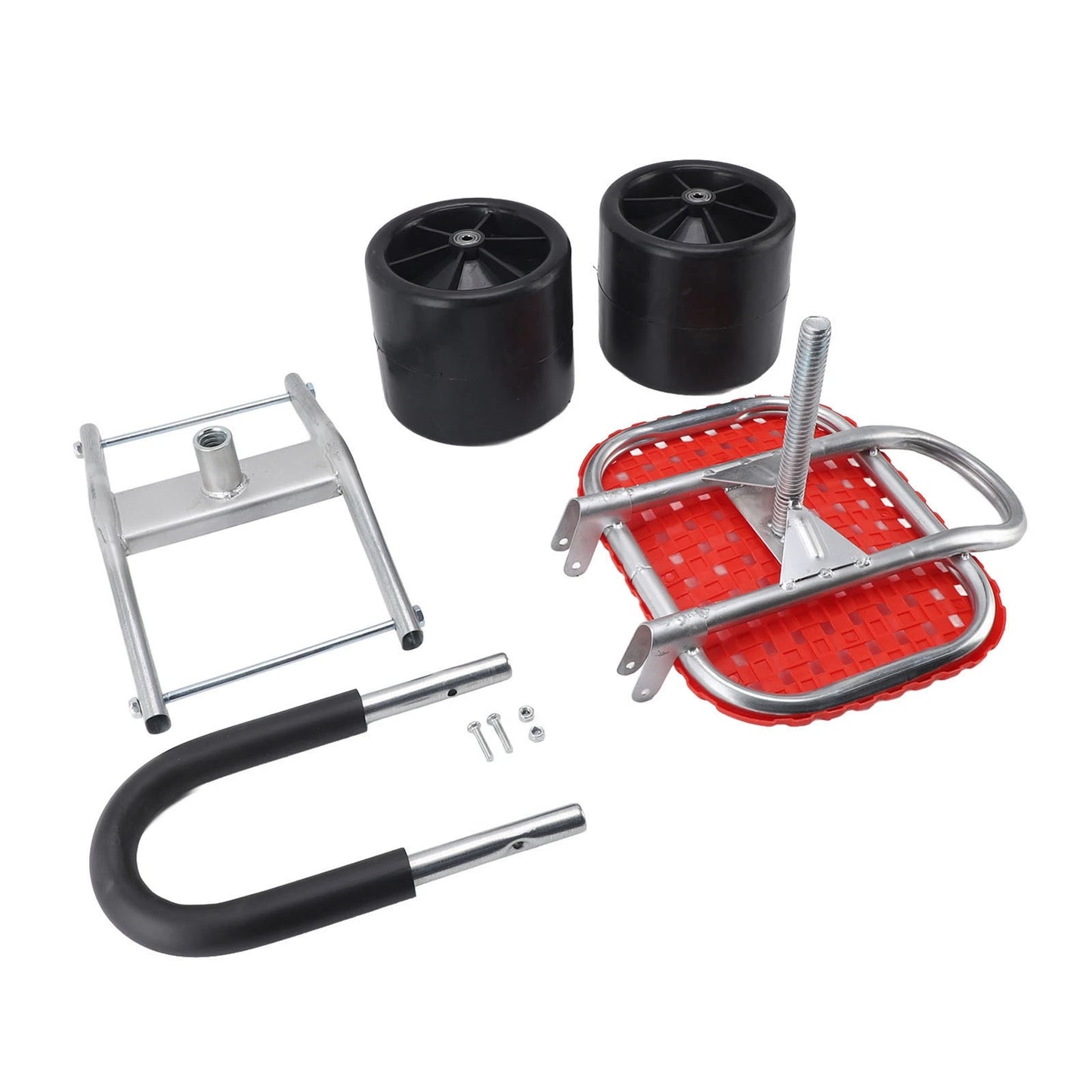 Garden Scooter Rolling Work Seat — Adjustable Iron Labor-Saving Seat for Efficient Field Work