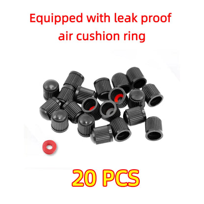10/20/50/100PCS Universal Tire Valve Stem Caps – Dustproof Rim Covers for Motorcycle, Bicycle & Car
