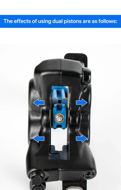 Durable Steel Bike Brake Pad Spreader Tool — 360° Rotatable Hydraulic Disc Caliper Piston Reset & Extension Tool