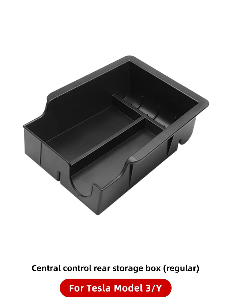 YZ Storage Box for Tesla Model 3 & Model Y – Center Armrest Hidden Box & Cup Holder Organizer, 2023-2022 Car Accessories