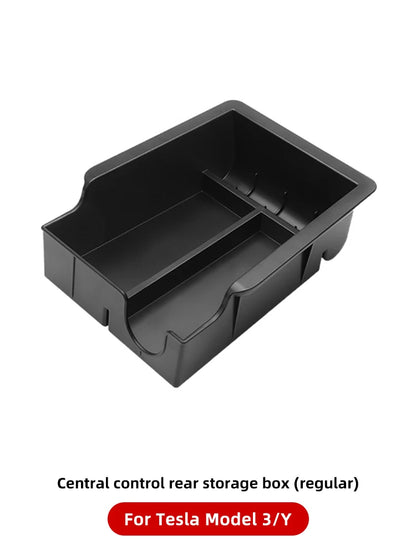 YZ Storage Box for Tesla Model 3 & Model Y – Center Armrest Hidden Box & Cup Holder Organizer, 2023-2022 Car Accessories