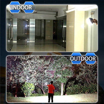 MOSLIGHTING Rechargeable Tent Lantern - Portable Emergency Night Market Light for Outdoor Camping, LED Bulb Lamp Flashlight for Home