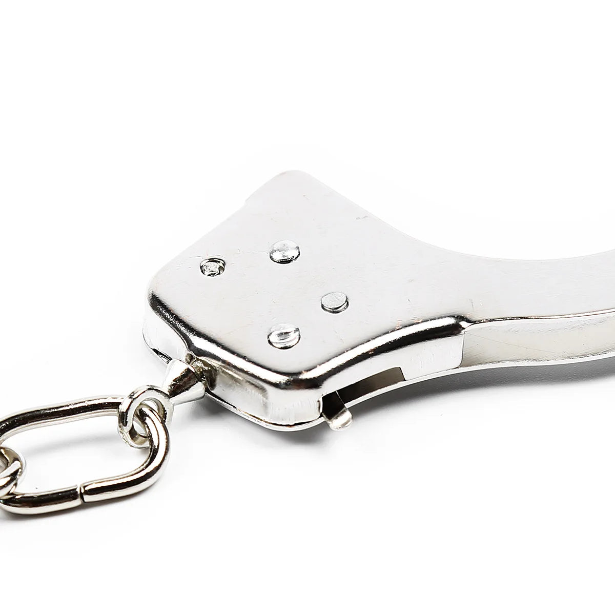 DUTRIEUX Stainless Steel Handcuffs – Adjustable Metal Ankle & Wrist Cuffs with Chain, BDSM Bondage Restraints for Couples