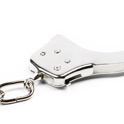 DUTRIEUX Stainless Steel Handcuffs – Adjustable Metal Ankle & Wrist Cuffs with Chain, BDSM Bondage Restraints for Couples