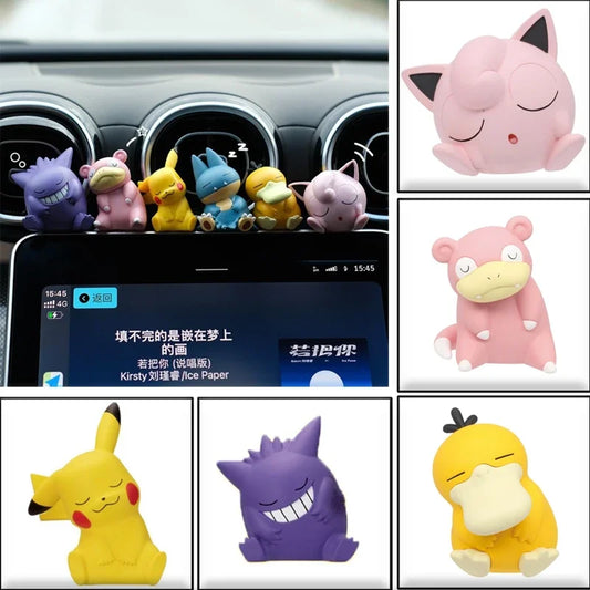Pokemon Pikachu Car Decoration — Cartoon Anime Character Pendant for Car Interior, Birthday Gift Accessory