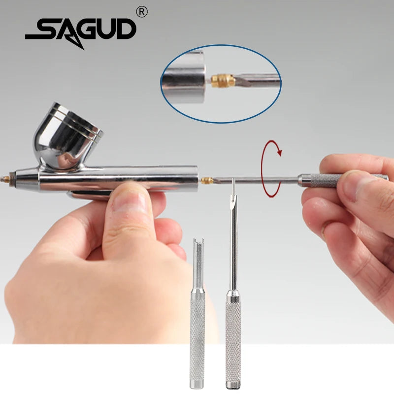 Airbrush Accessories Replacement Maintenance Tools for Any Airbrush Spray Gun Needle Packing Nut & Valve Screw Replace Parts Kit