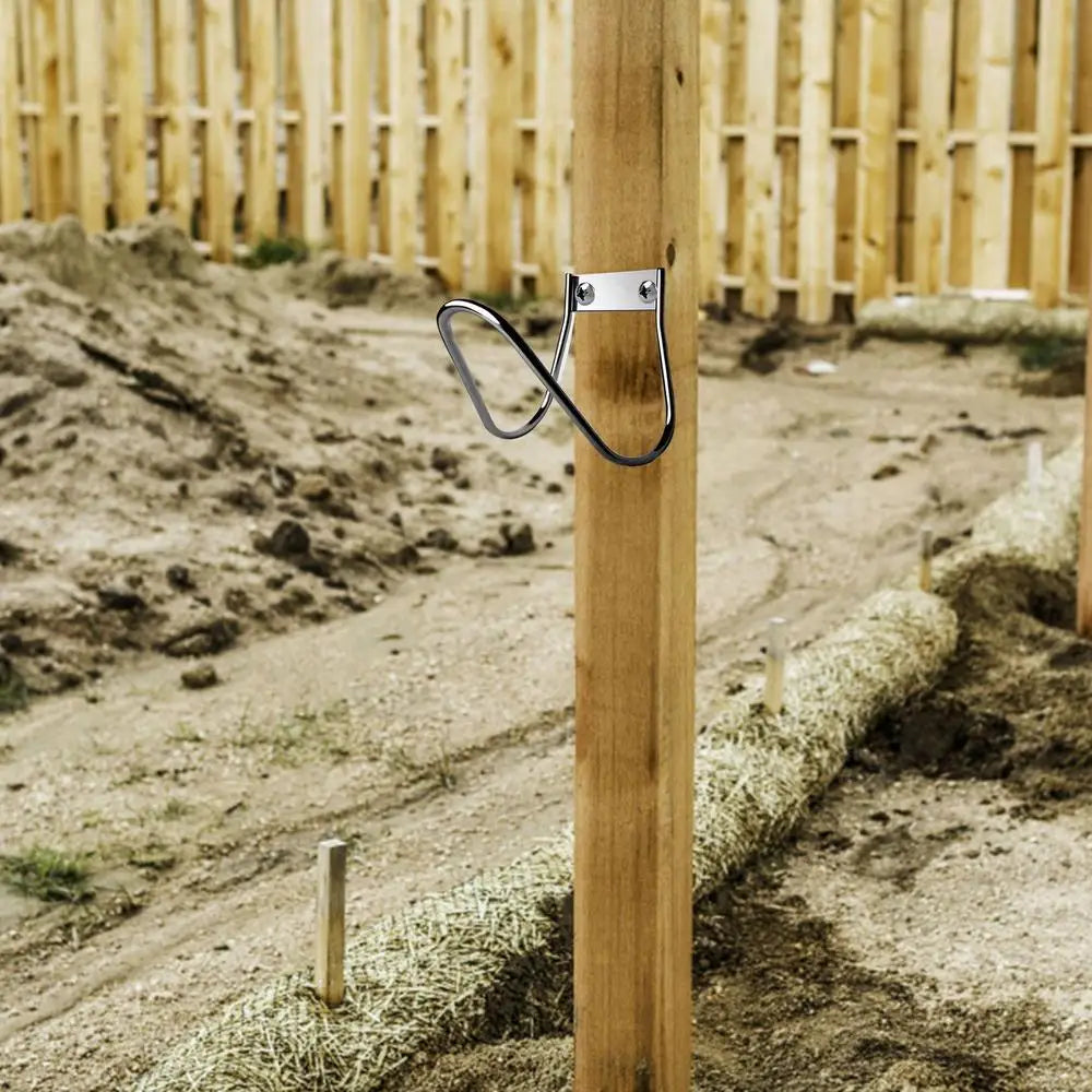 Stainless Steel Hose Hanger – Heavy Duty Wall-Mount Hook for Garden & Expandable Hoses