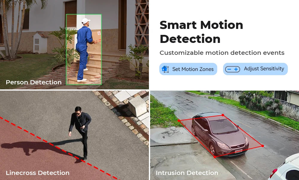 H.View 8CH 5MP Wireless WiFi Security Camera System — CCTV NVR Kit with Indoor/Outdoor Cameras & Two-Way Audio XMEye