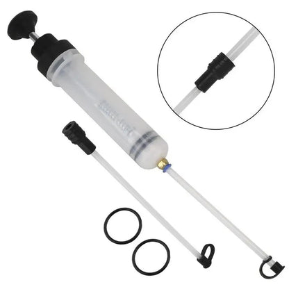 1.5L Oil & Fluid Extractor Pump – Automotive Oil Change Syringe Bottle, Fuel Transfer Hand Too