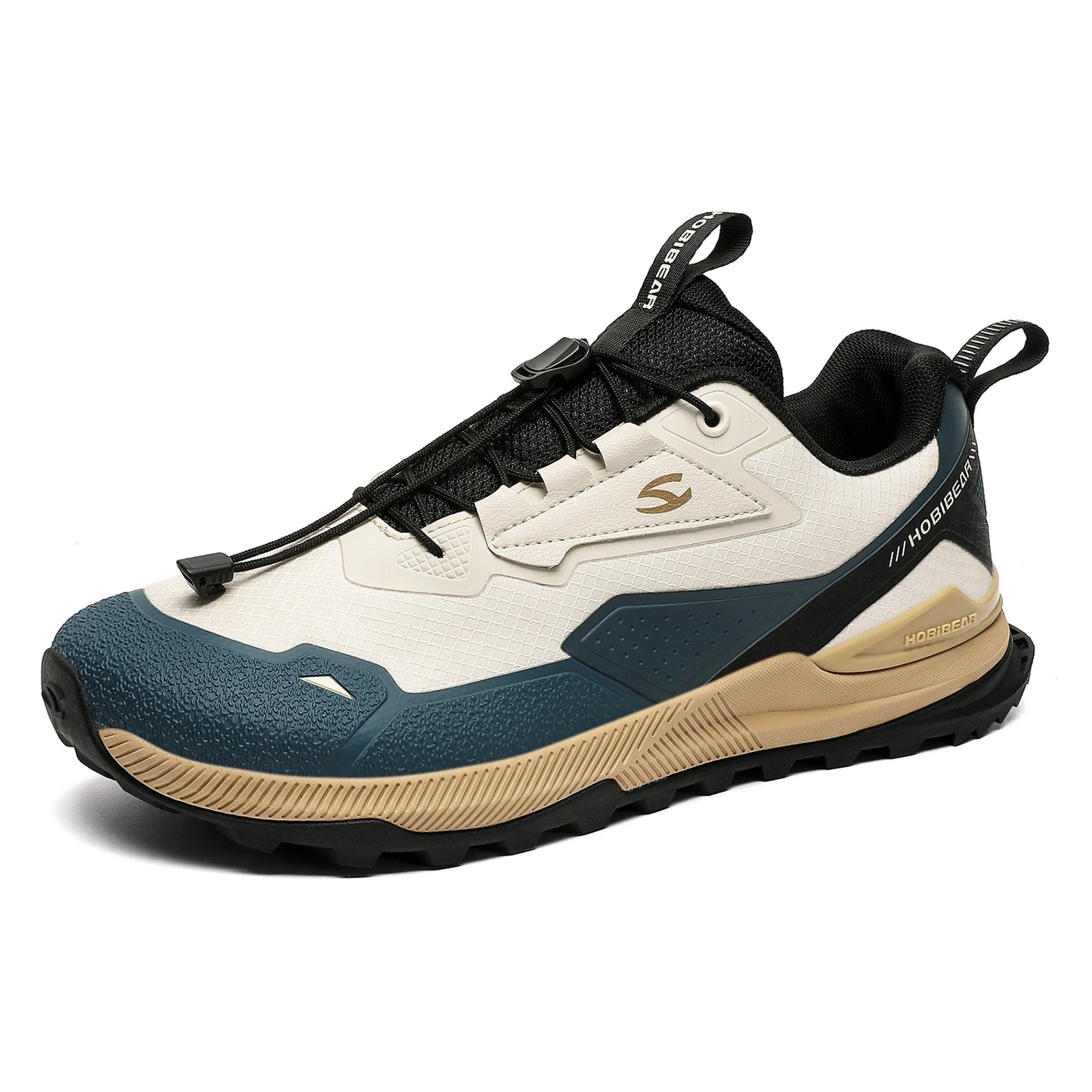 HOBIBEAR Hiking Shoes for Men & Women – Elastic Band, Non-Slip, Comfortable Outdoor Walking & Running Sneakers