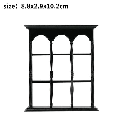 1/6 Scale BJD Dollhouse Wooden Shelf & Sink Cabinet — Miniature Kitchen Furniture Accessory for Dollhouse Bar Counter