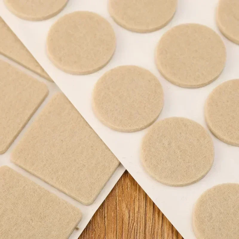 Self-Adhesive Felt Chair Leg Pads – Non-Slip Furniture Protectors for Hardwood Floors, Anti-Scratch Table & Chair Bottom Covers
