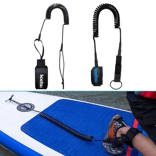 SUP Board Ankle Leash — Elastic Foot Rope for Stand Up Paddle Board Surfing Safety