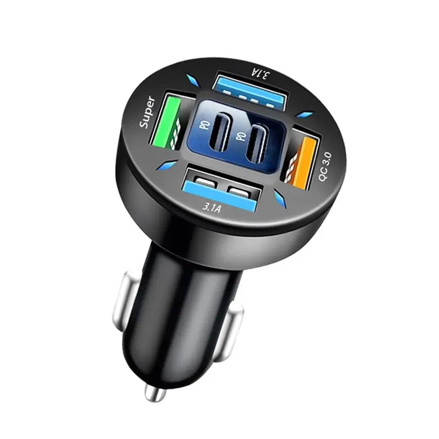 Congo Plug New Car Dual PD 6-Port Universal Super Fast Charging Conversion Plug ...
