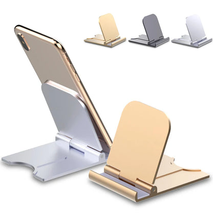 Adjustable Universal Mobile Phone Holder: Desktop Stand for Samsung, iPhone, Xiaomi, Tablets - Smartphone Support