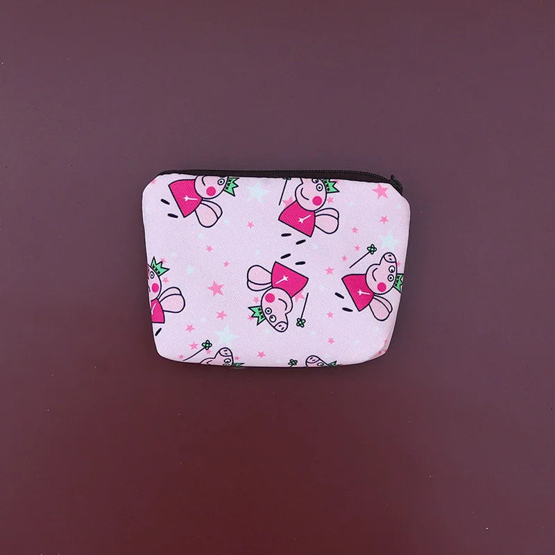 Snoopy Print Mini Coin Purse – Cute Wallet & Card Holder for Women, Girls & Kids, Small Cosmetic & ID Bag