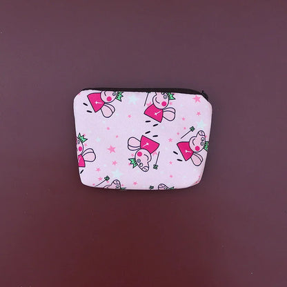 Snoopy Print Mini Coin Purse – Cute Wallet & Card Holder for Women, Girls & Kids, Small Cosmetic & ID Bag