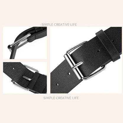 Personalized Checkerboard PU Leather Belt – 107CM Unisex Rivet Punk Hip-Hop Fashion Accessory